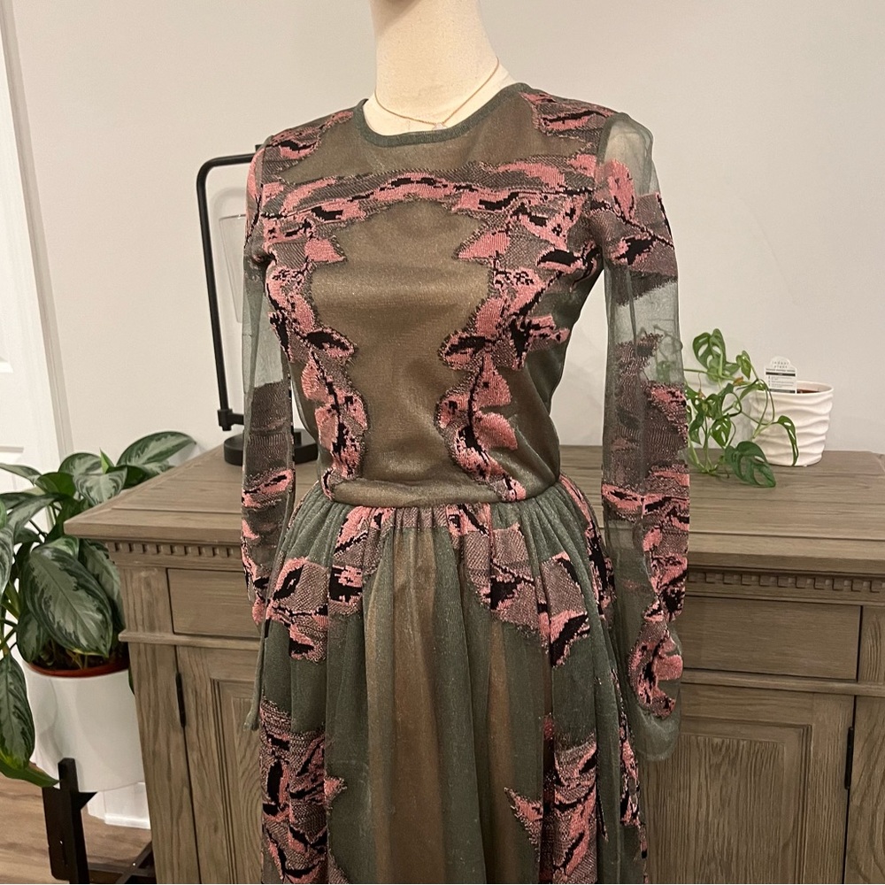 NWT Kukhareva London Millie Ball Gown Long Sleeve UK 8 US 4 - Picture 6 of 16